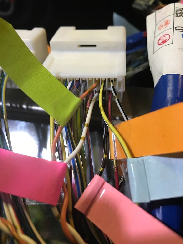 Metra wiring harness into MMCS non Fosgate gps Mitsubishi Lancer